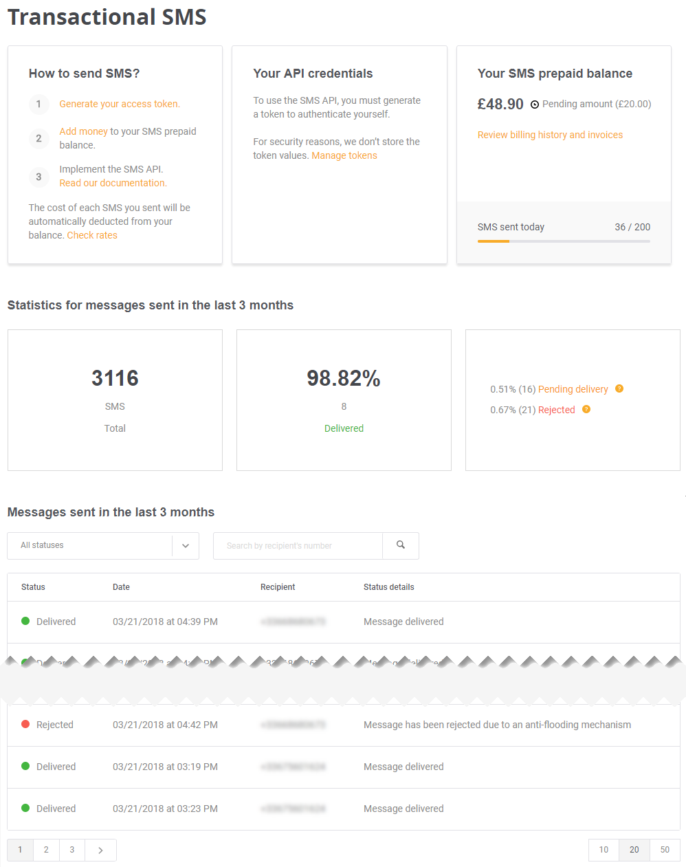 Transactional Sms Mailjet Support